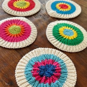 Crochet coasters set of 5